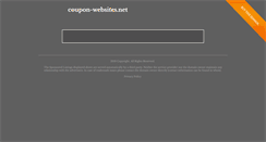 Desktop Screenshot of coupon-websites.net