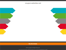 Tablet Screenshot of coupon-websites.net